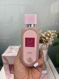 عطر زنانه حیاتی رز مشابه برند الرض الزعفران مدل hayati ros
