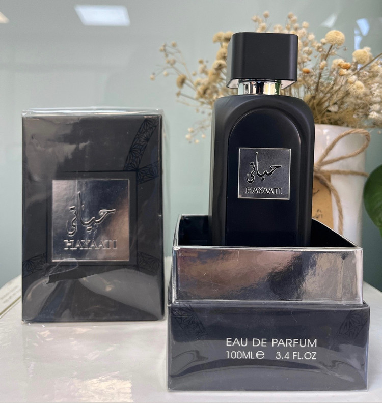 عطر ادکلن ادوپرفیوم فراگرنس ورد حیاتی مشکی (Fragrance World Hayaati)