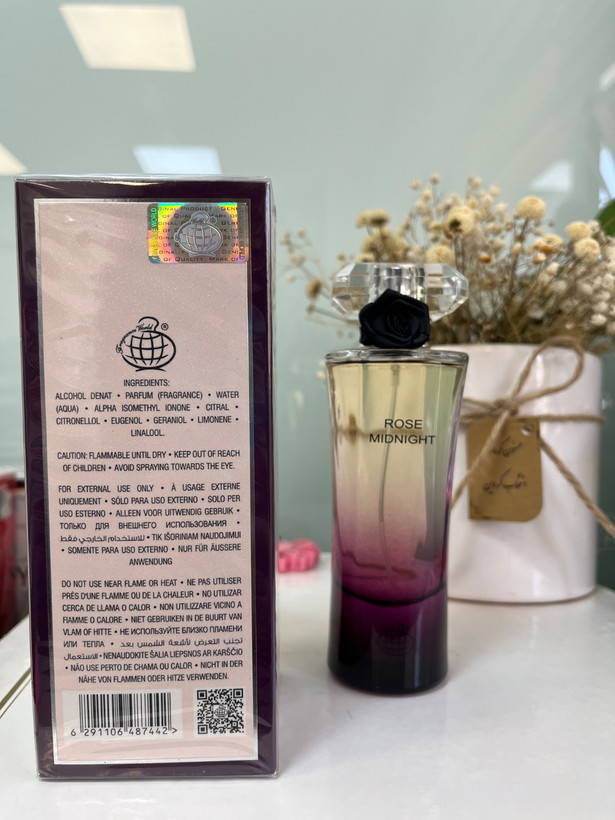 عطر ادکلن زنانه ادوپرفیوم لانکوم ترزور میدنایت رز فراگرنس ورد رز میدنایت (Fragrance World Midnight Rose)